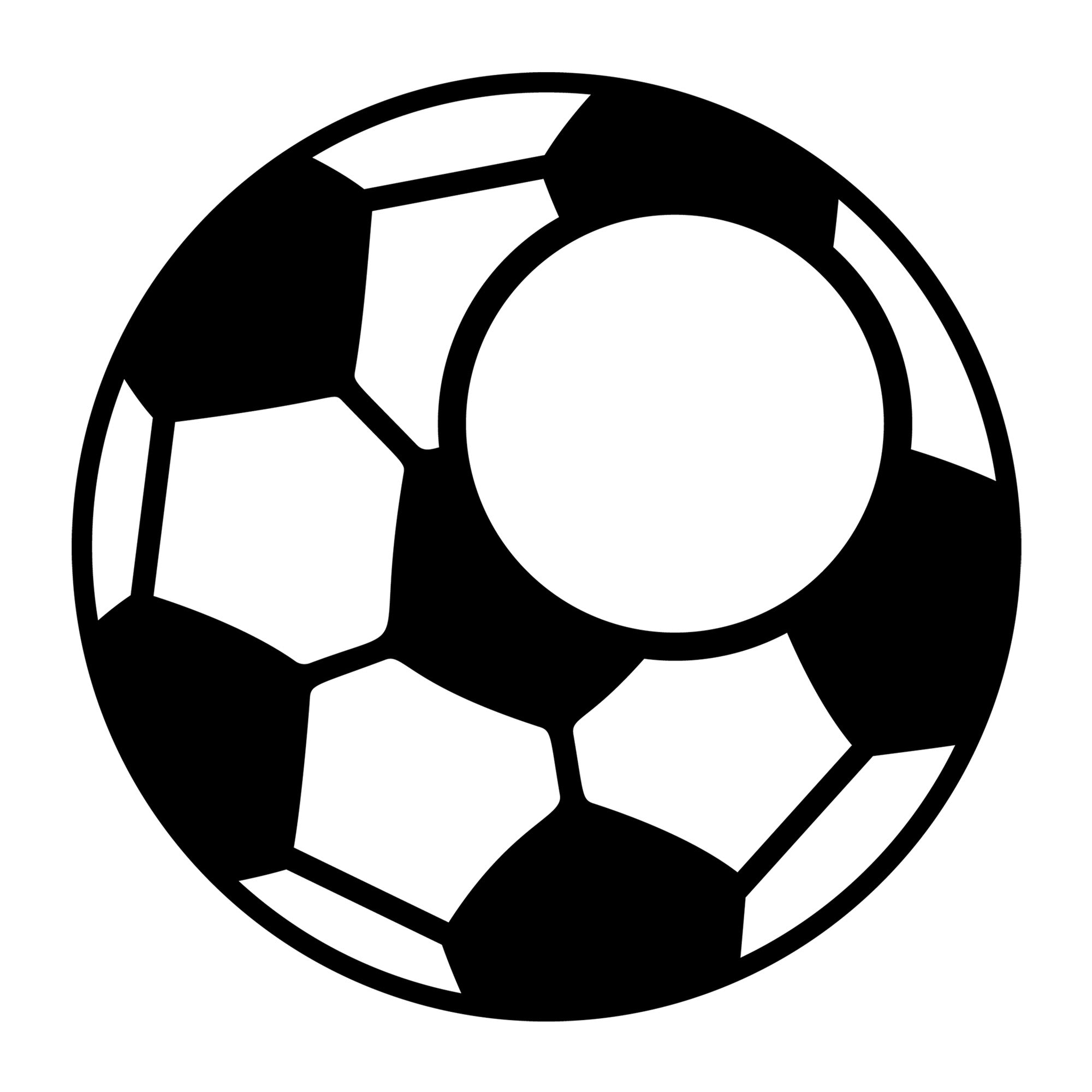 Soccer Football Monogram SVG design for Cricut, Silhouette, laser cutting, vinyl, sublimation, and sports craft projects.