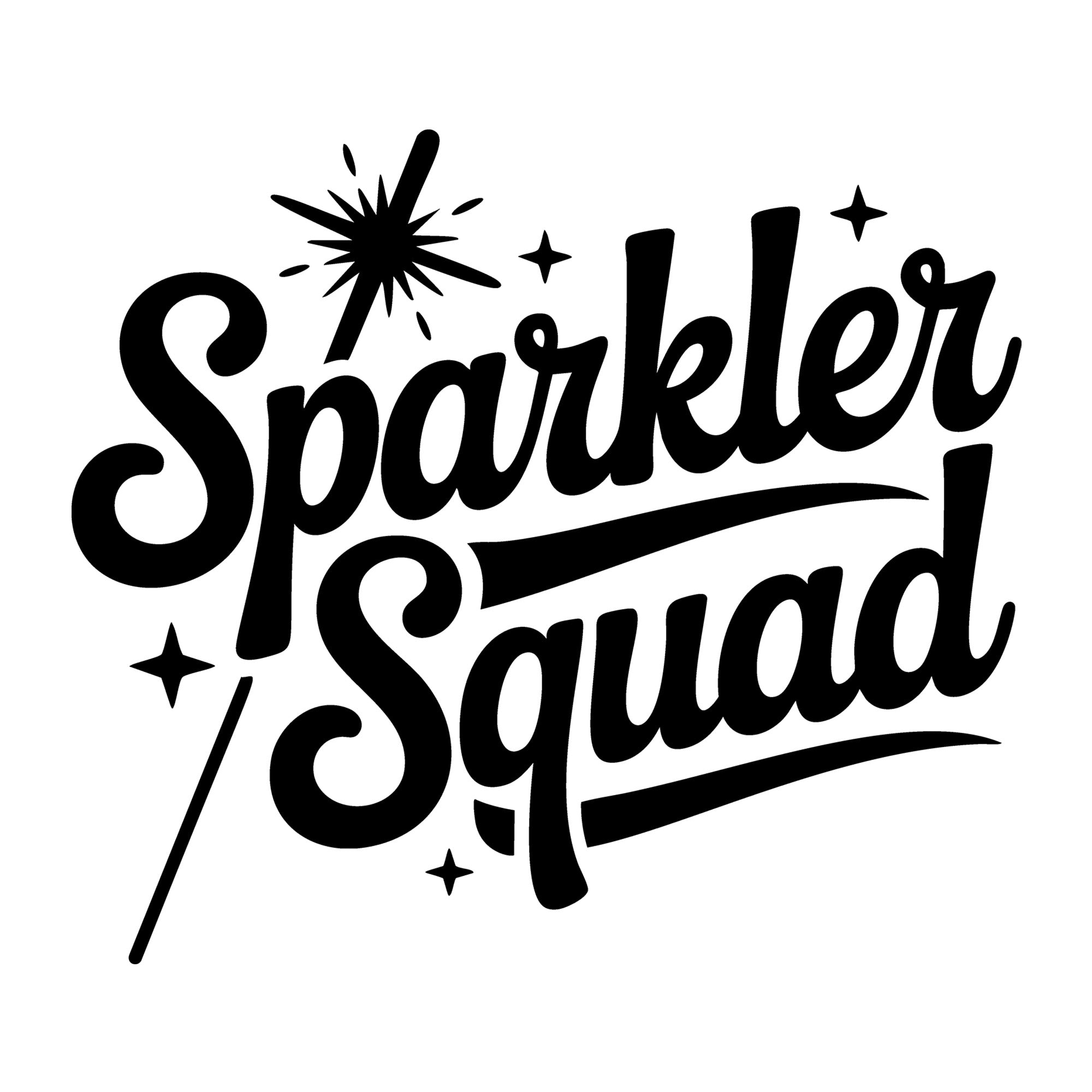 Sparkler Squad SVG