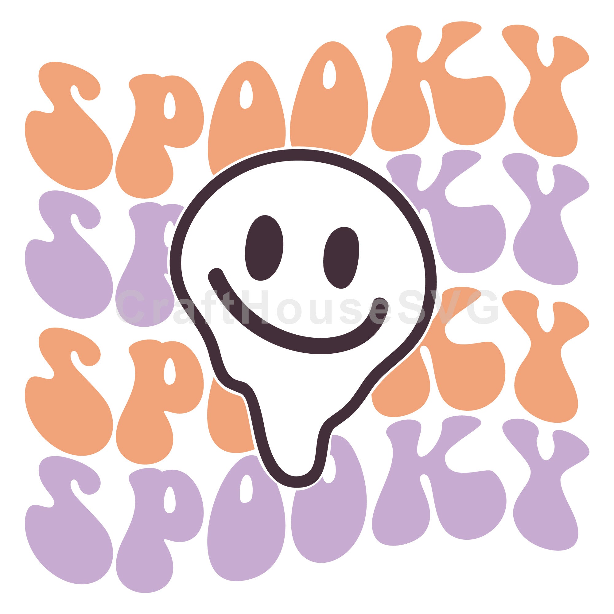 Spooky SVG Cute Retro Halloween