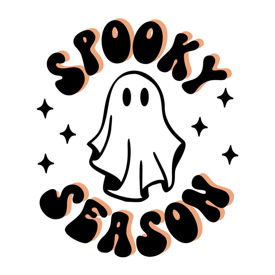 Spooky Season SVG design for Cricut, Silhouette, laser cutting, vinyl, sublimation, and Halloween craft projects.