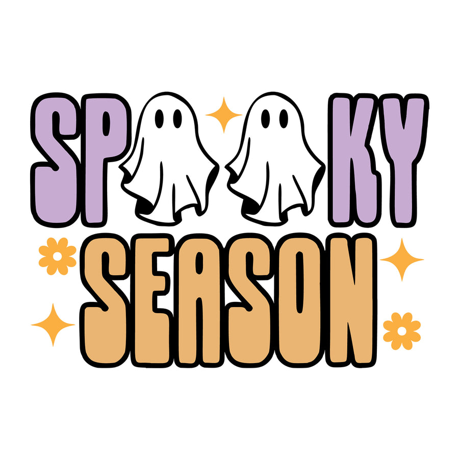 Spooky Season SVG design for Cricut, Silhouette, laser cutting, vinyl, sublimation, and Halloween craft projects.