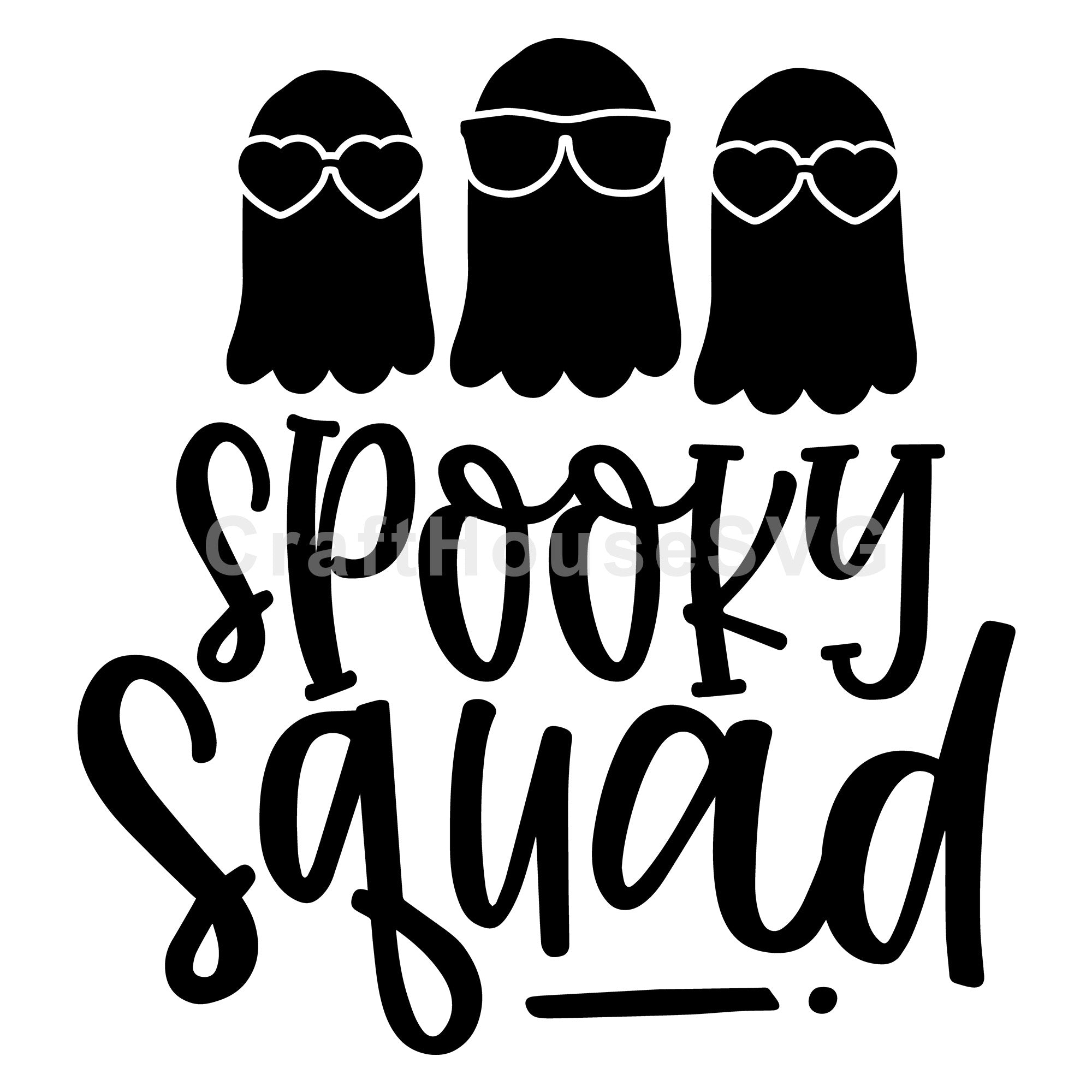 Spooky squad SVG