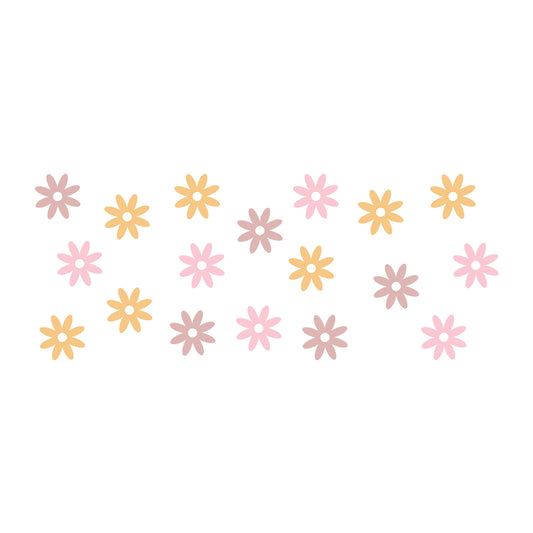 Spring Flower Wrap SVG design for Cricut, Silhouette, laser cutting, vinyl, sublimation, and craft projects.