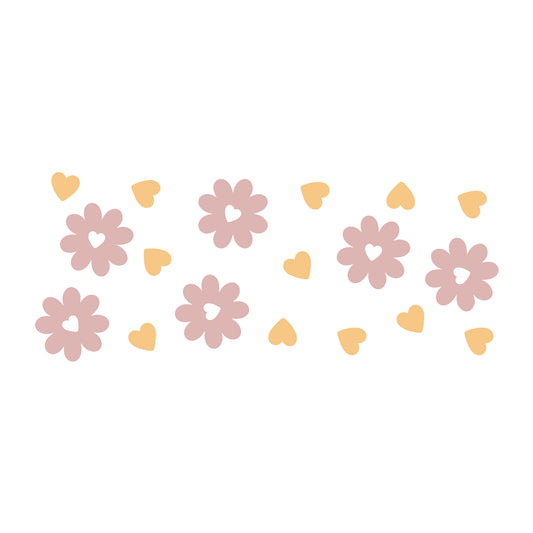 Spring Flower Wrap SVG design for Cricut, Silhouette, laser cutting, vinyl, sublimation, and craft projects.