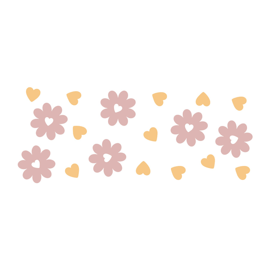 Spring Flower Wrap SVG design for Cricut, Silhouette, laser cutting, vinyl, sublimation, and craft projects.