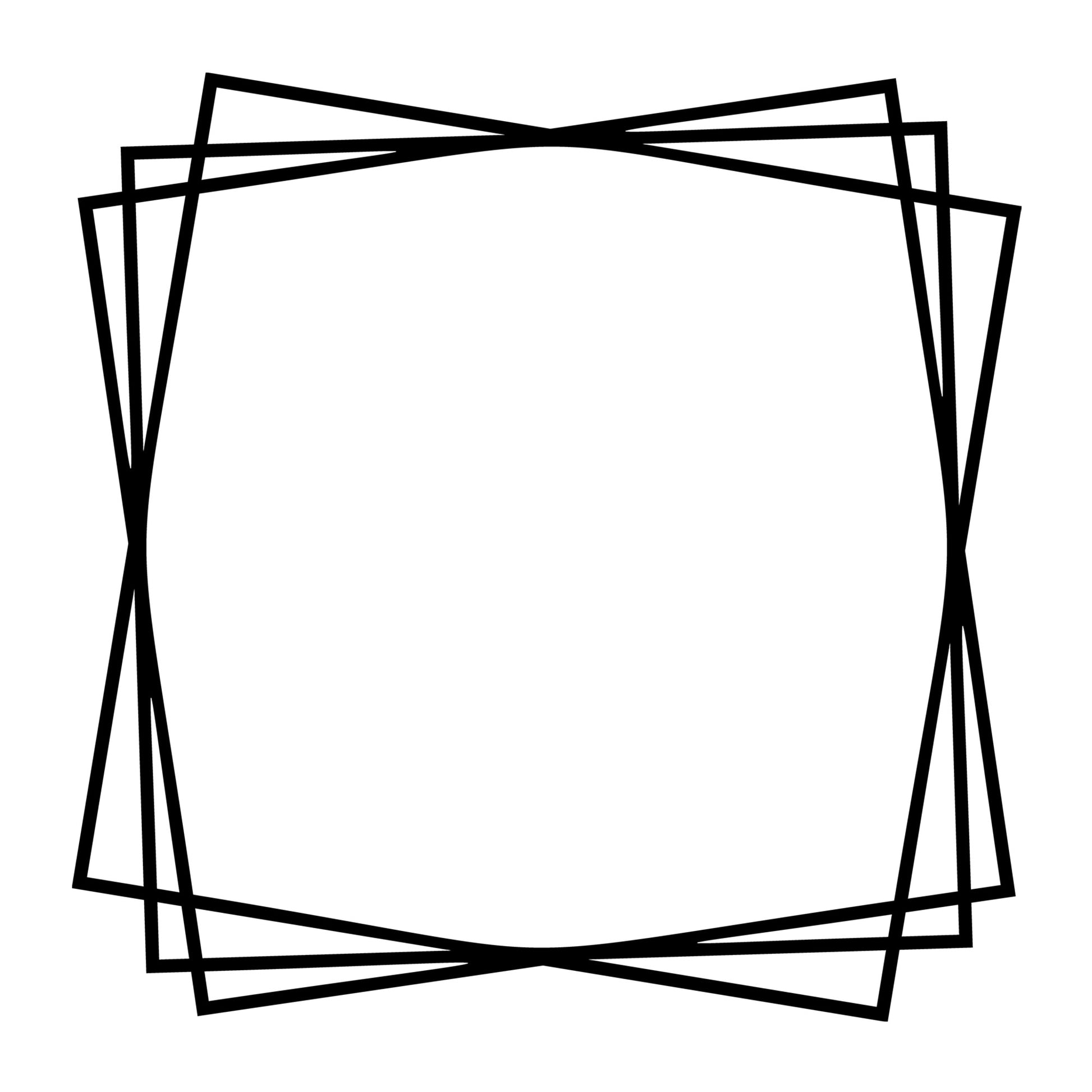 Square Frame SVG design for Cricut, Silhouette, laser cutting, vinyl, sublimation, monograms, and craft projects.