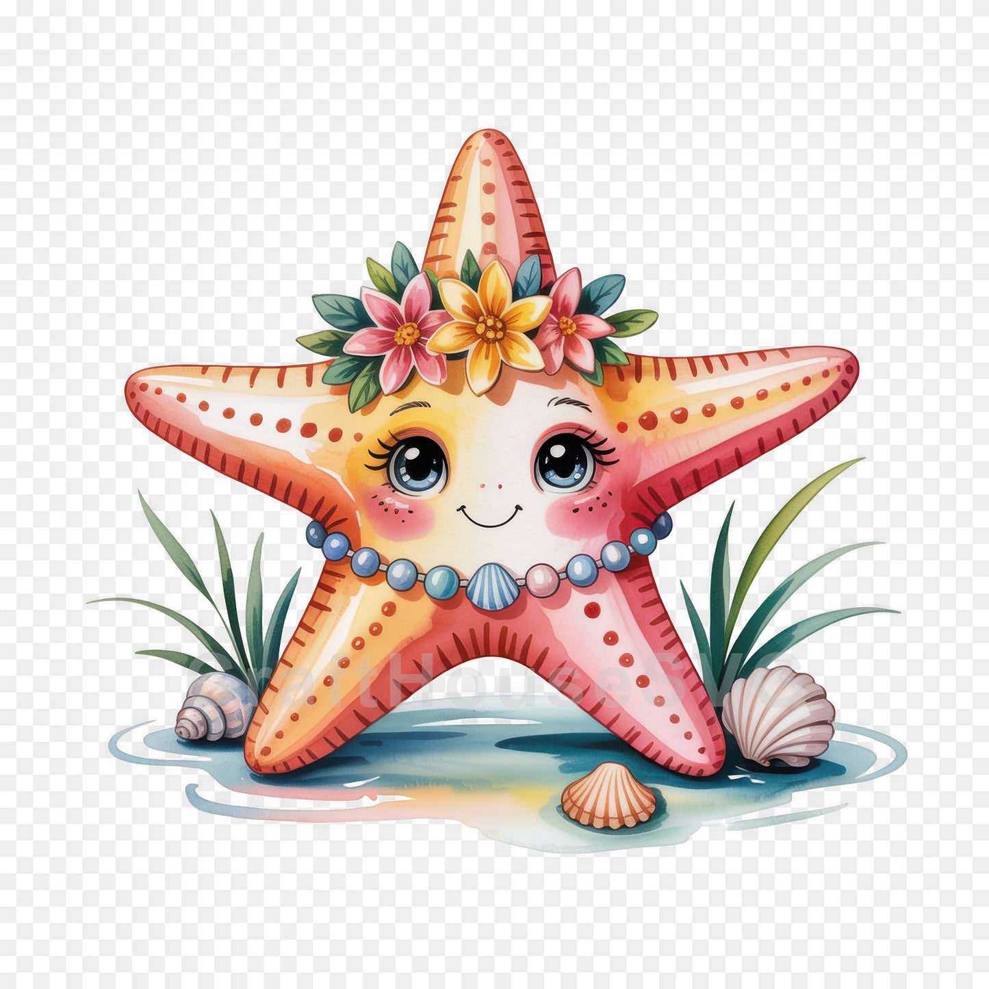 Cute Summer Animals Clipart Bundle