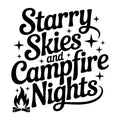 Starry Skies and Campfire Nights SVG