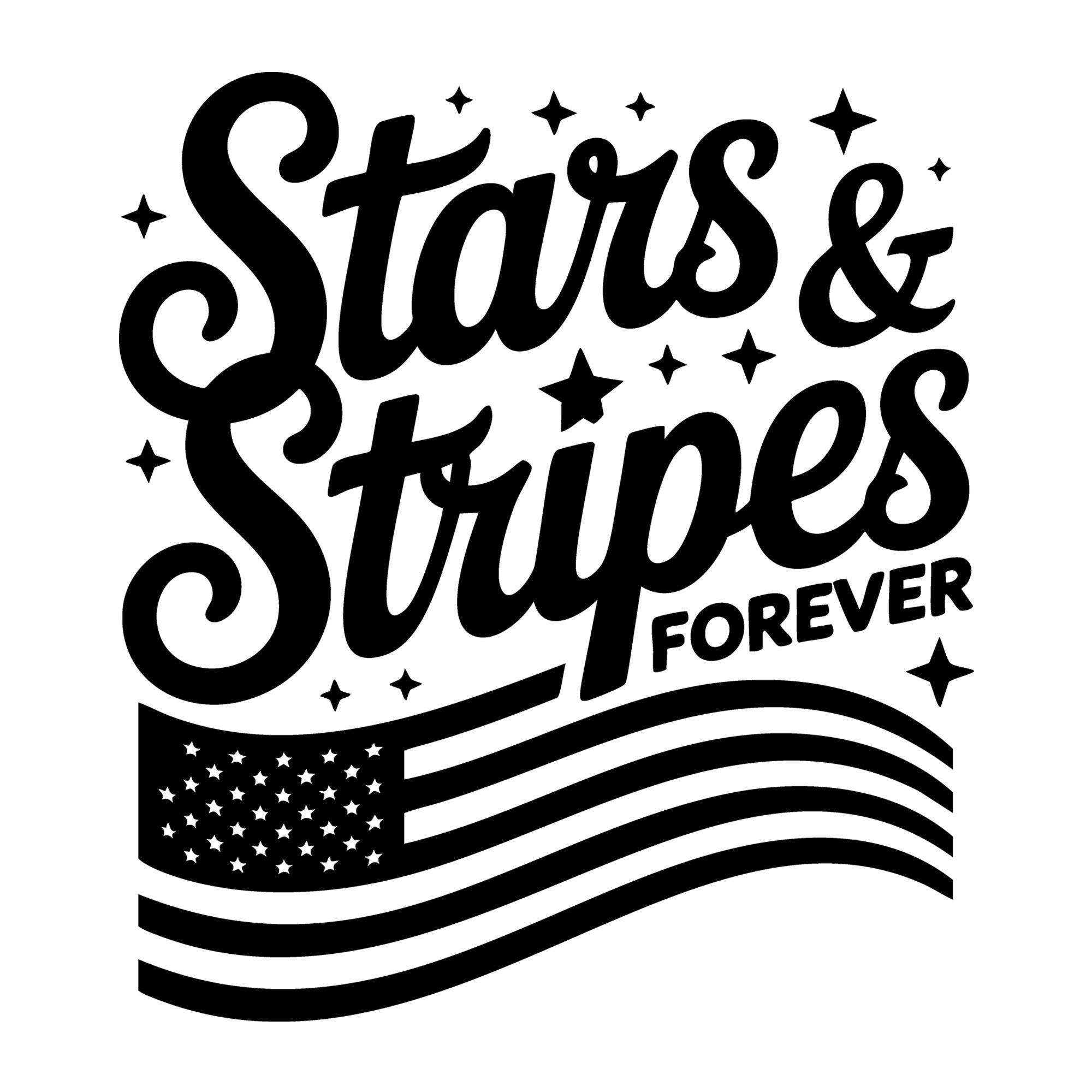 Stars and Stripes Forever SVG