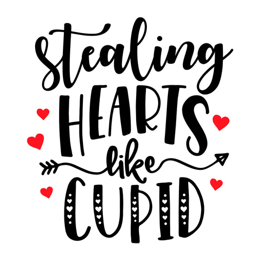 Stealing hearts like cupid SVG