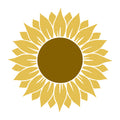 Sunflower SVG design for Cricut, Silhouette, laser cutting, vinyl, sublimation, floral crafts, and DIY projects.