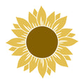 Sunflower SVG design for Cricut, Silhouette, laser cutting, vinyl, sublimation, floral crafts, and DIY projects.