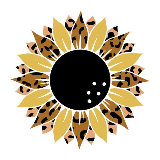 Sunflower SVG design for Cricut, Silhouette, laser cutting, vinyl, sublimation, floral crafts, and DIY projects.