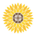 Sunflower Mandala SVG mandala SVG design for Cricut, Silhouette, laser cutting, vinyl, sublimation, decals, shirts, and DIY craft projects.