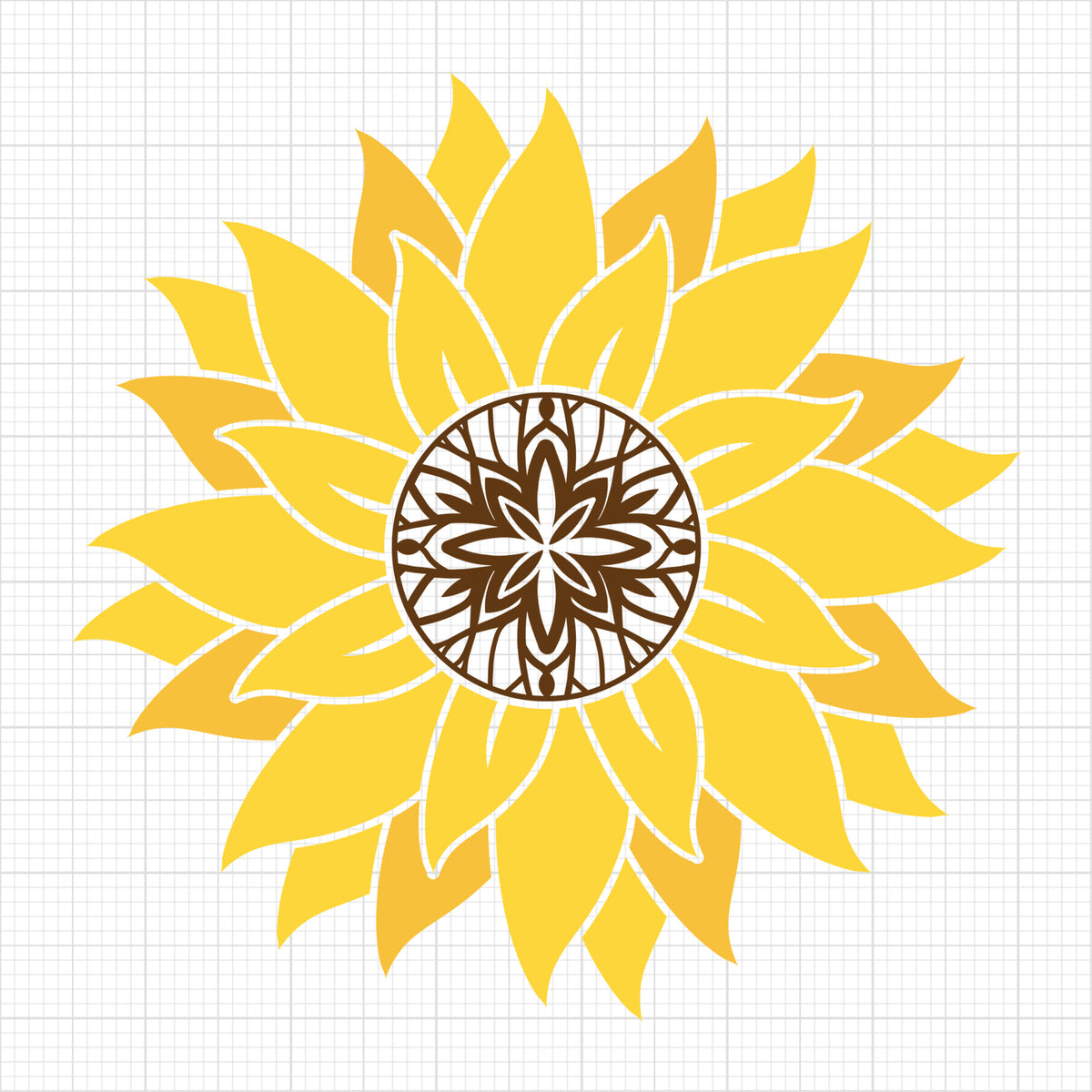 Sunflower Mandala 3