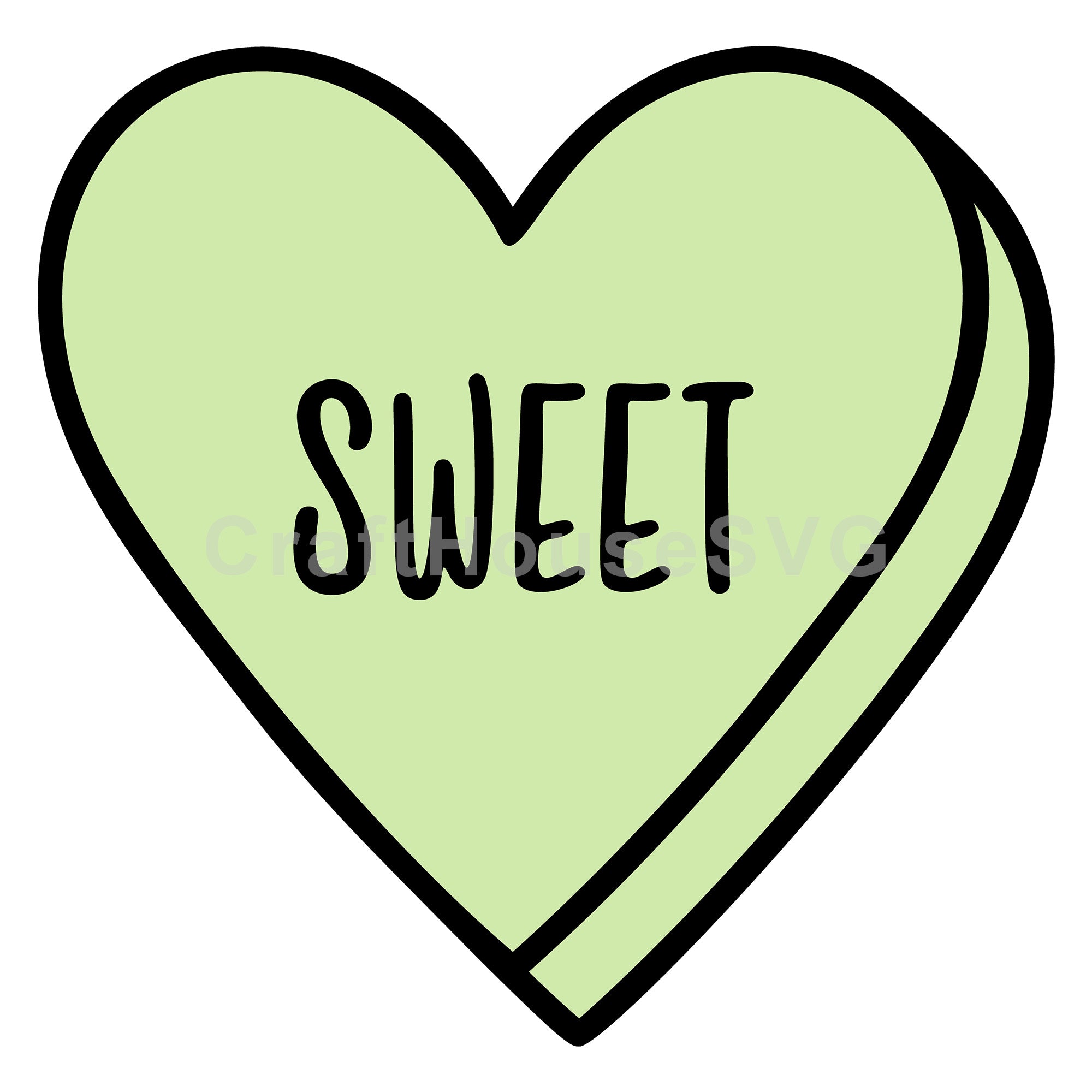 Sweet Conversation Heart SVG