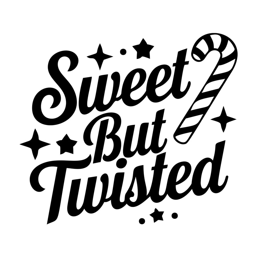 Sweet But Twisted SVG design for Cricut, Silhouette, laser cutting, vinyl, sublimation, and craft projects.