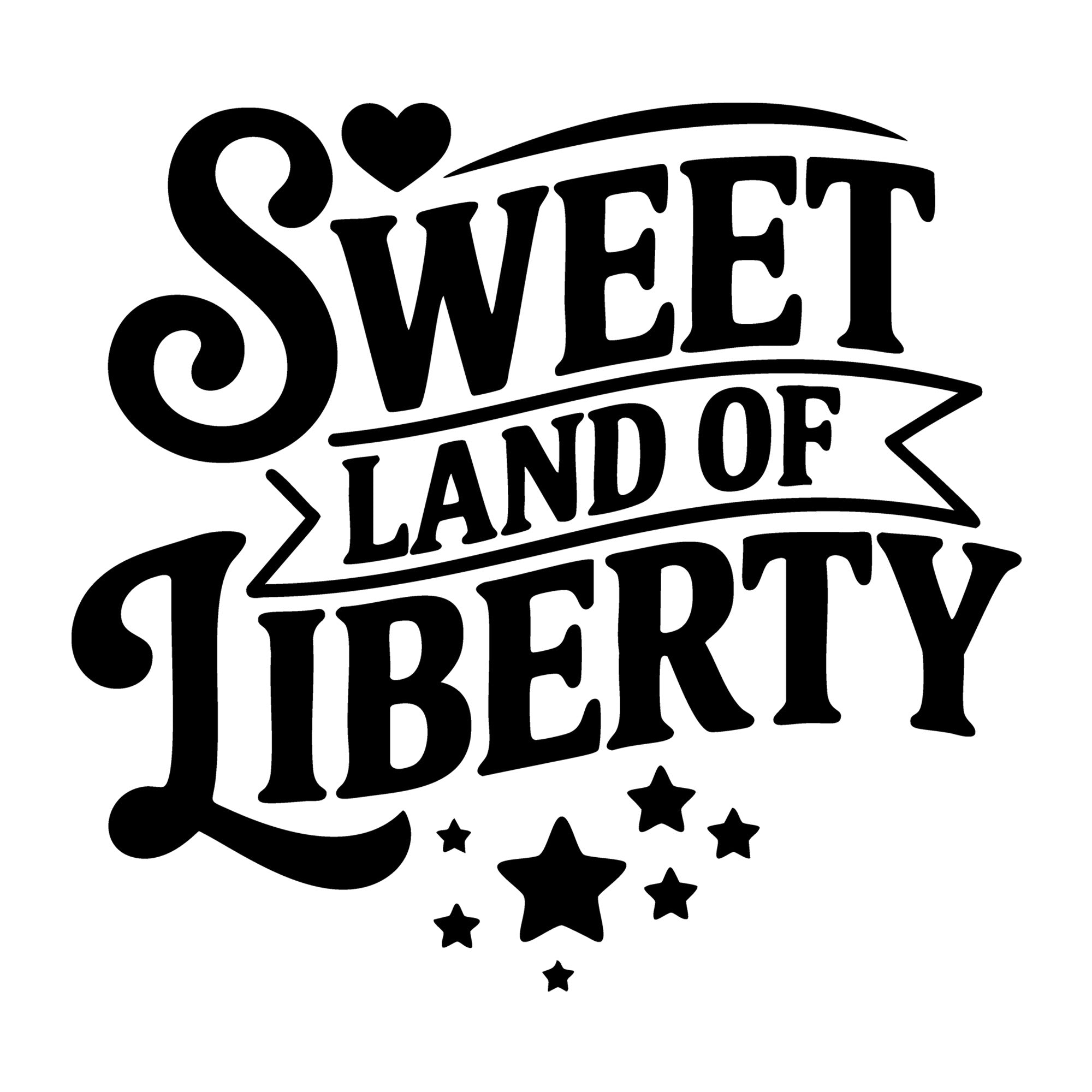 Sweet Land of Liberty SVG