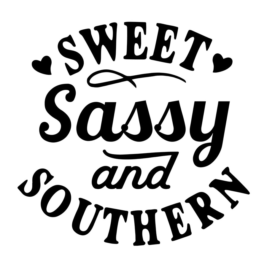 Sweet Sassy and Southern SVG for Cricut, Silhouette, laser cutting, vinyl, sublimation, sassy shirts, decals, mugs, and DIY craft projects.