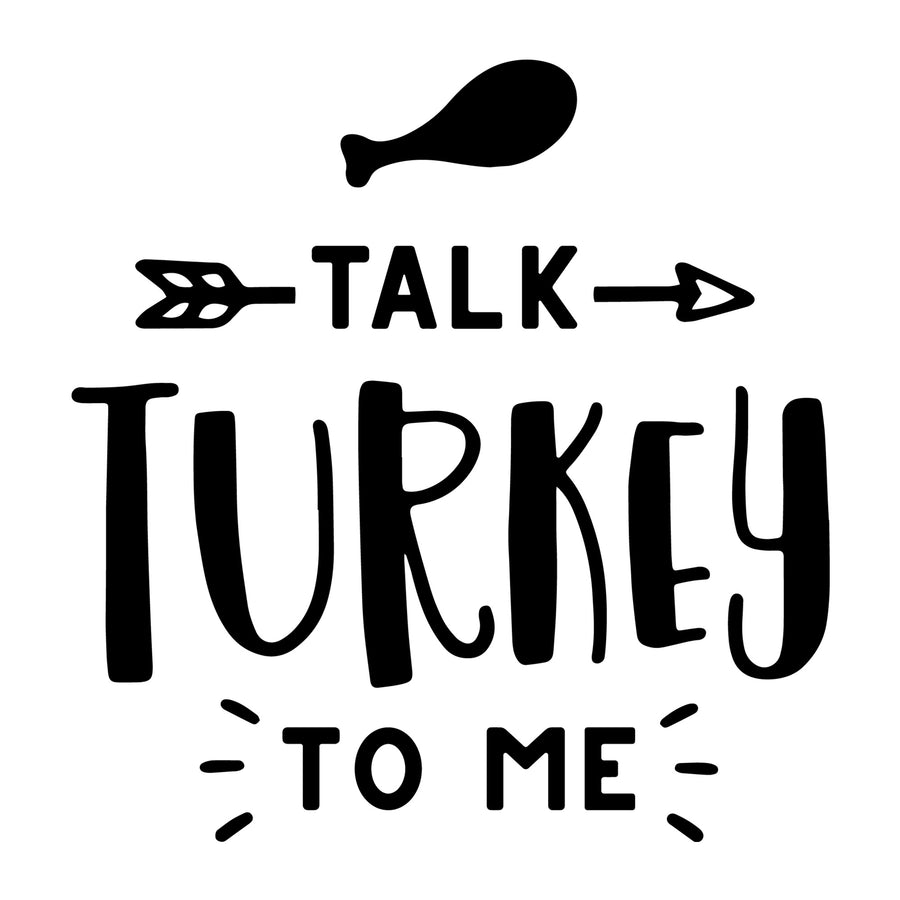 Talk turkey to me SVG