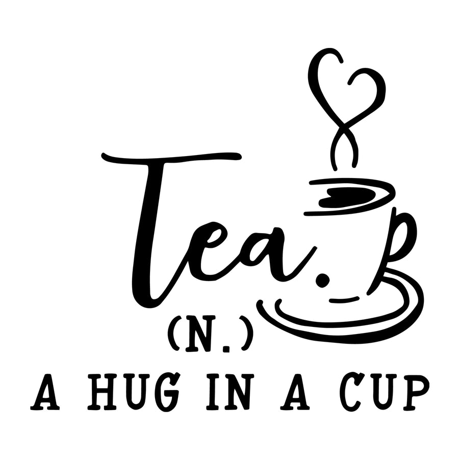 Tea a hug in a cup SVG