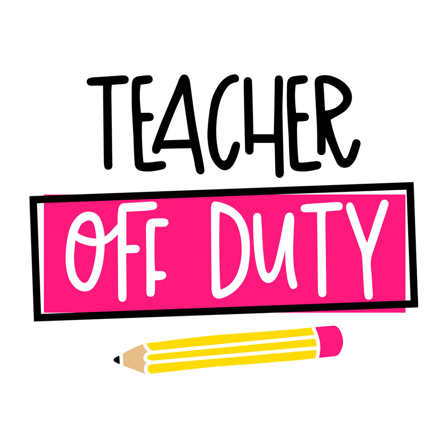 Teacher off duty SVG