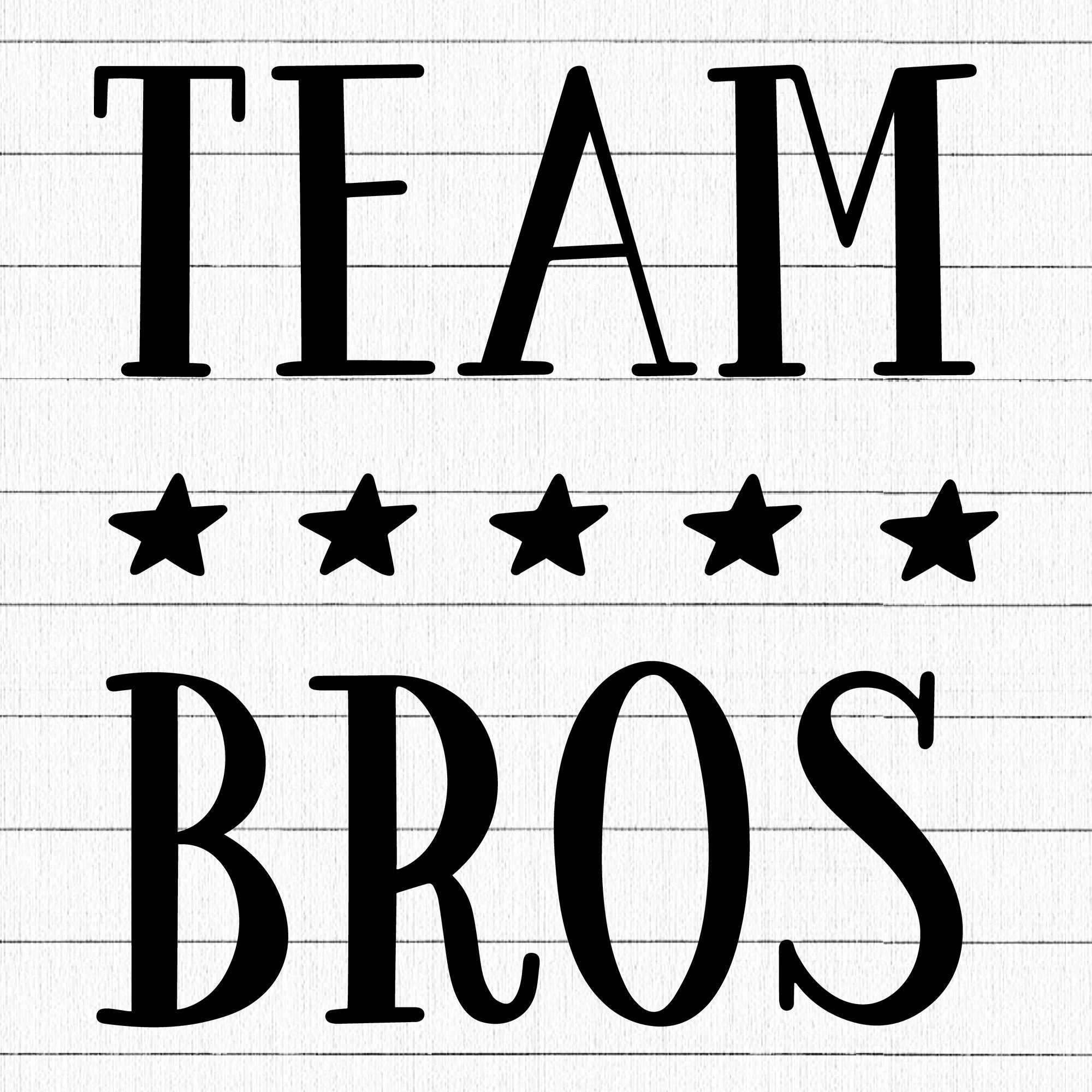 Team Bros SVG | M17F21