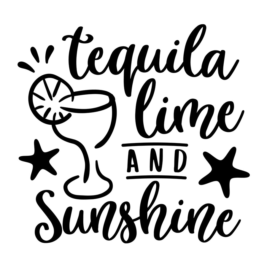 Tequila lime and sunshine SVG
