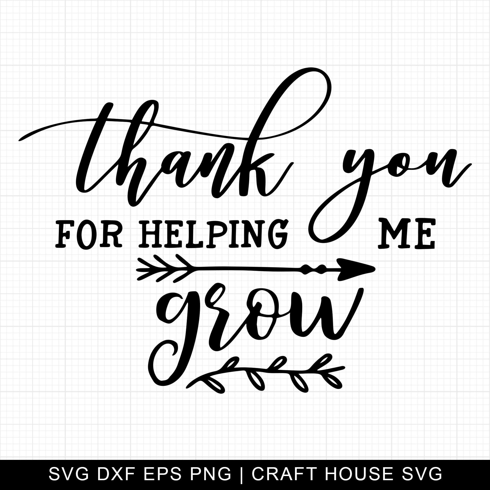 Thank you for helping me grow SVG | M5F21
