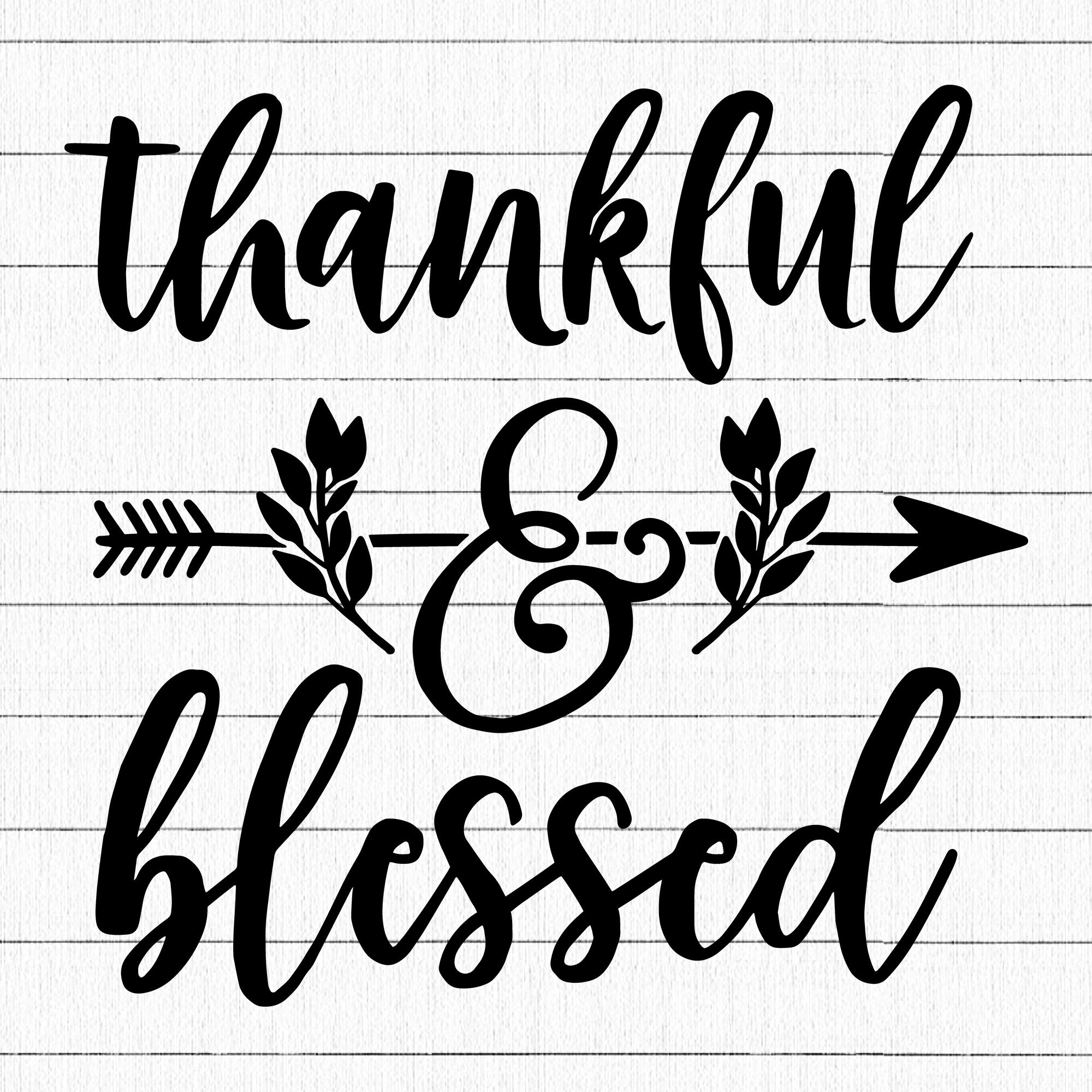 Thankful and blessed SVG | M39F14