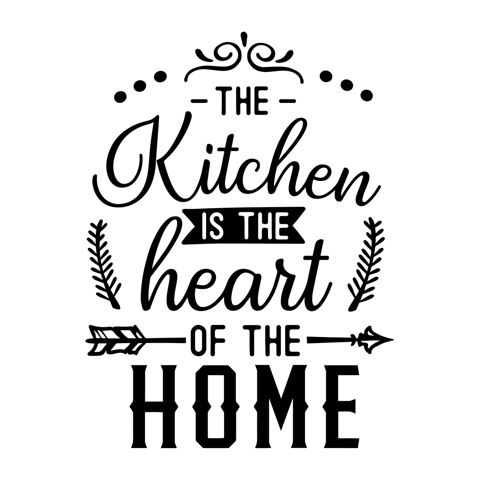 The Kitchen Is The Heart SVG