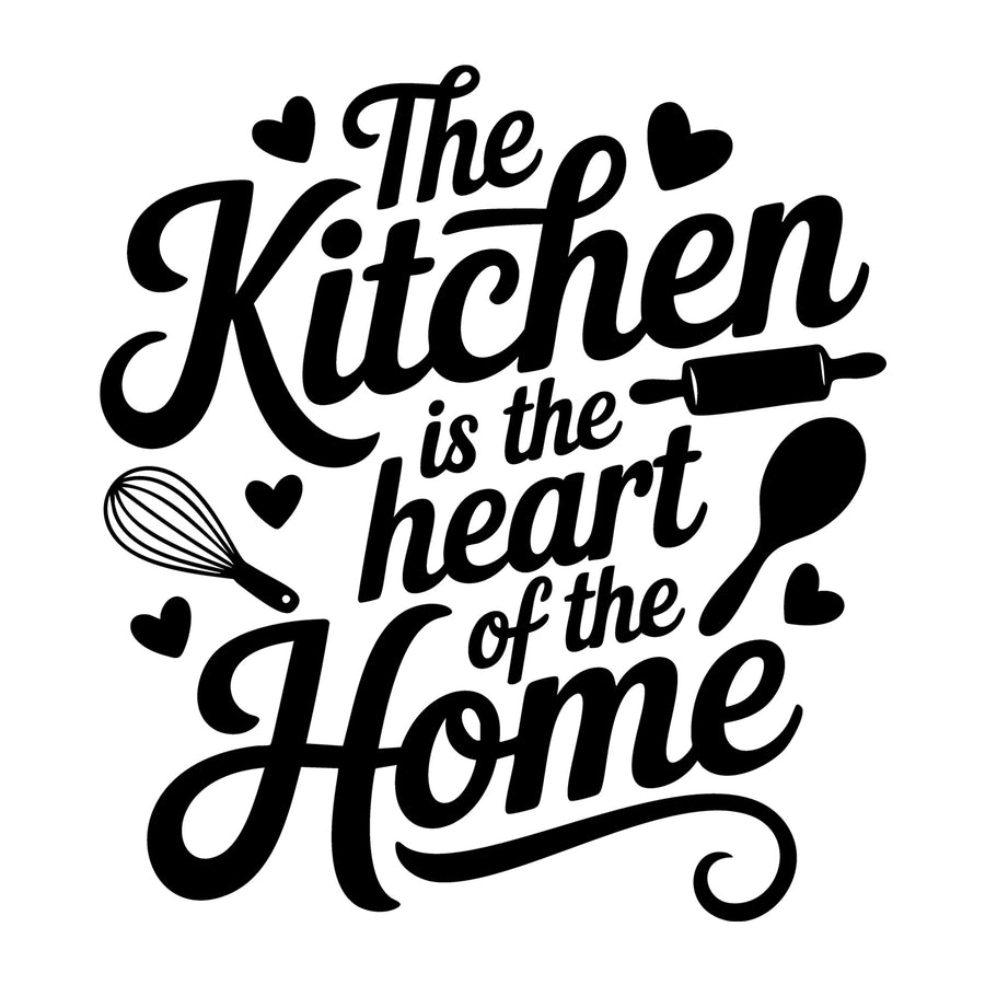The Kitchen Is the Heart of the Home SVG