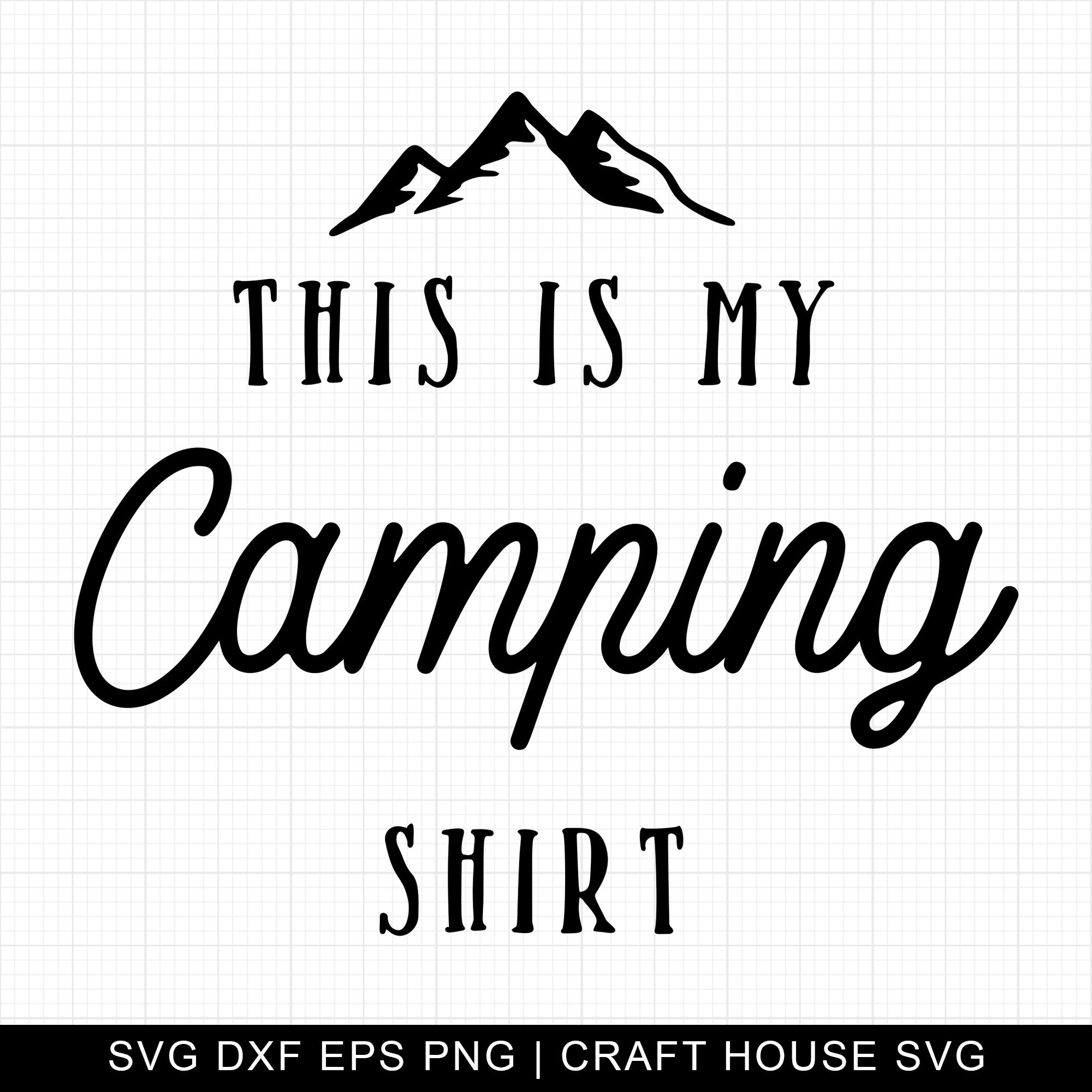 This Is My Camping Shirt SVG | M3F18