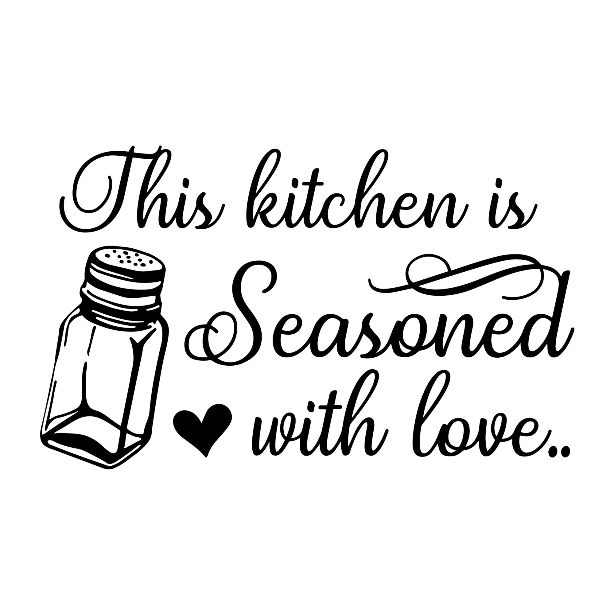 This Kitchen Is Seasoned With Love SVG