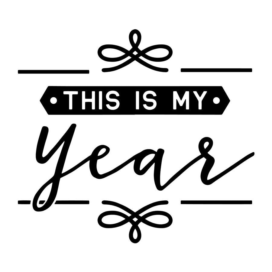 This is my year SVG for Cricut, Silhouette, laser cutting, vinyl and DIY crafts.