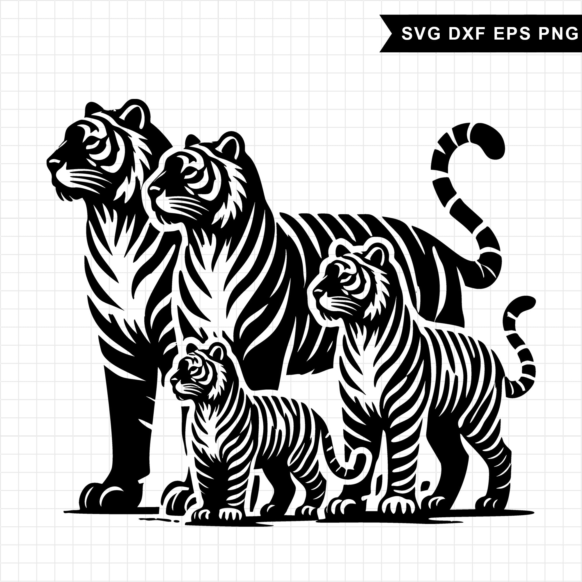 Tiger SVG Bundle