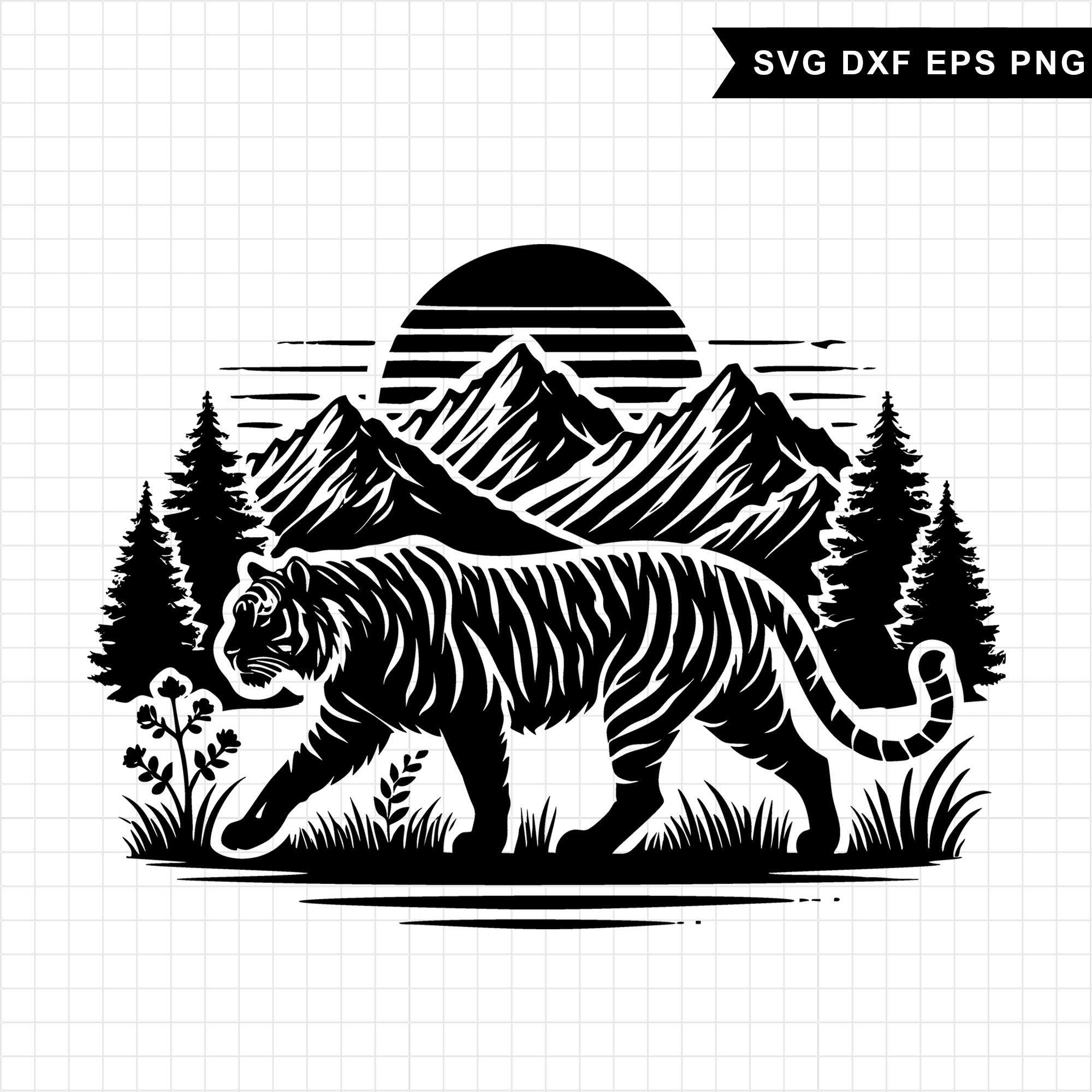Tiger SVG Bundle