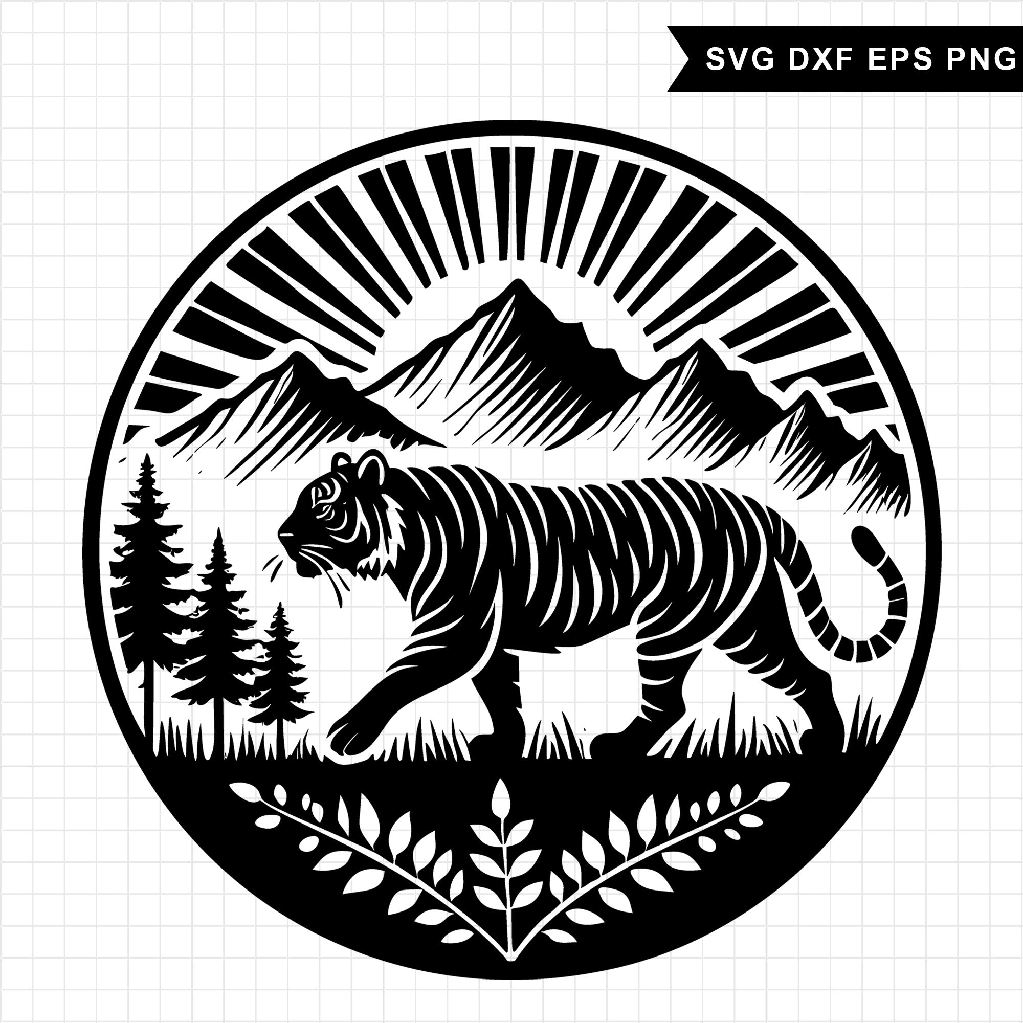 Tiger SVG Bundle