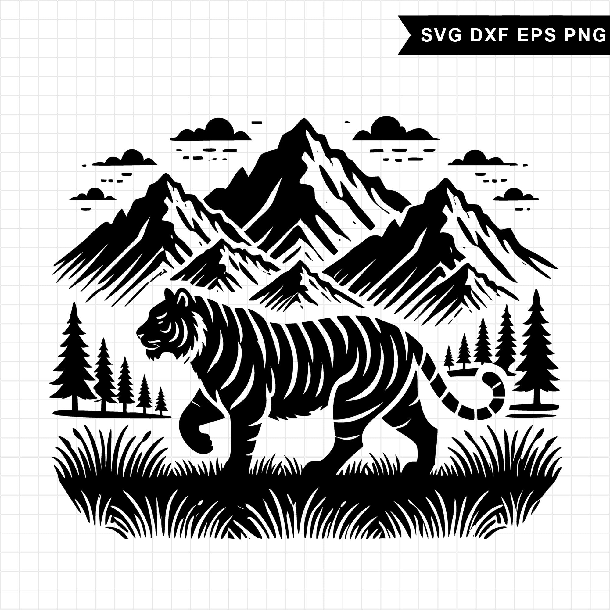 Tiger SVG Bundle