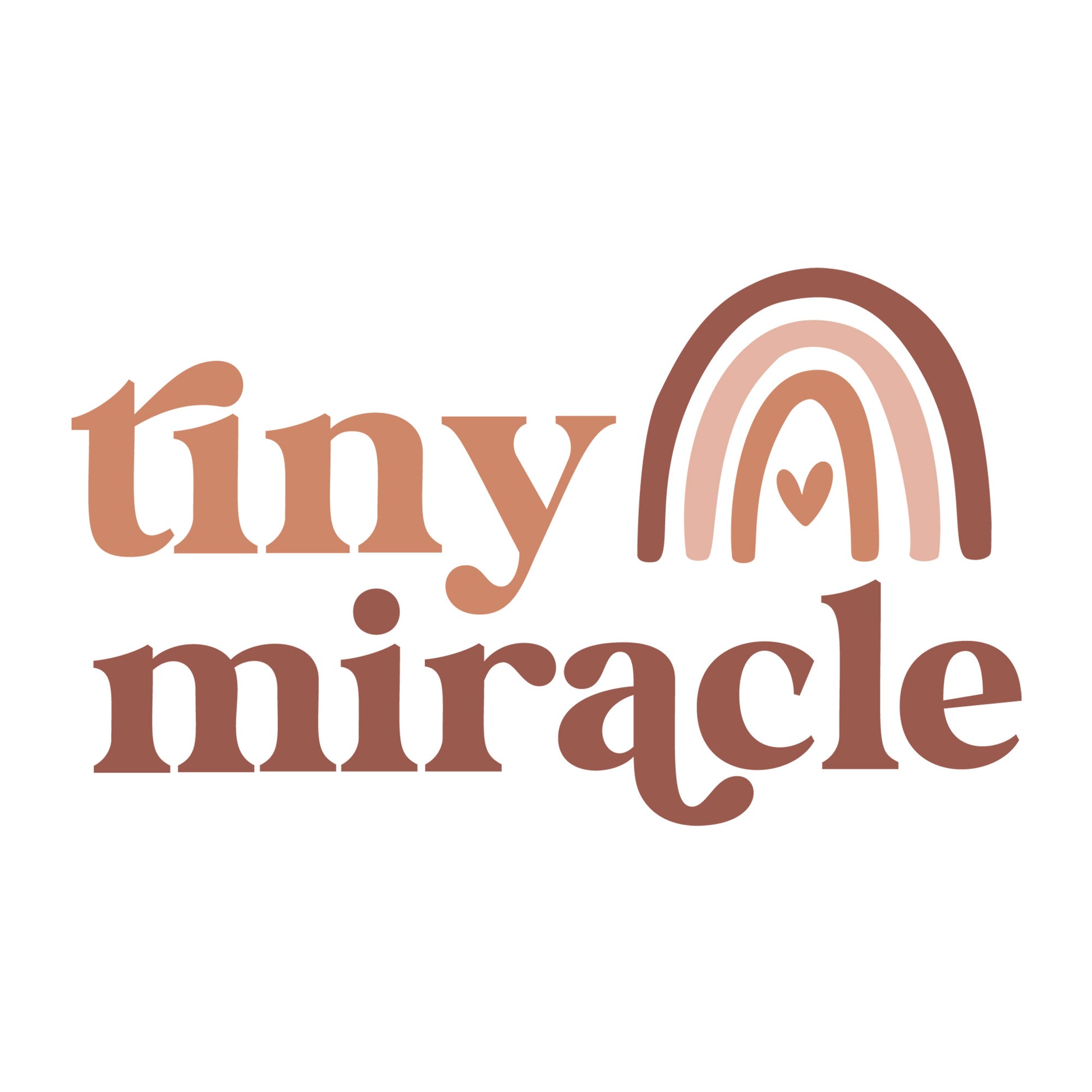 Tiny Miracle SVG design for Cricut, Silhouette, laser cutting, vinyl, sublimation, and baby craft projects.