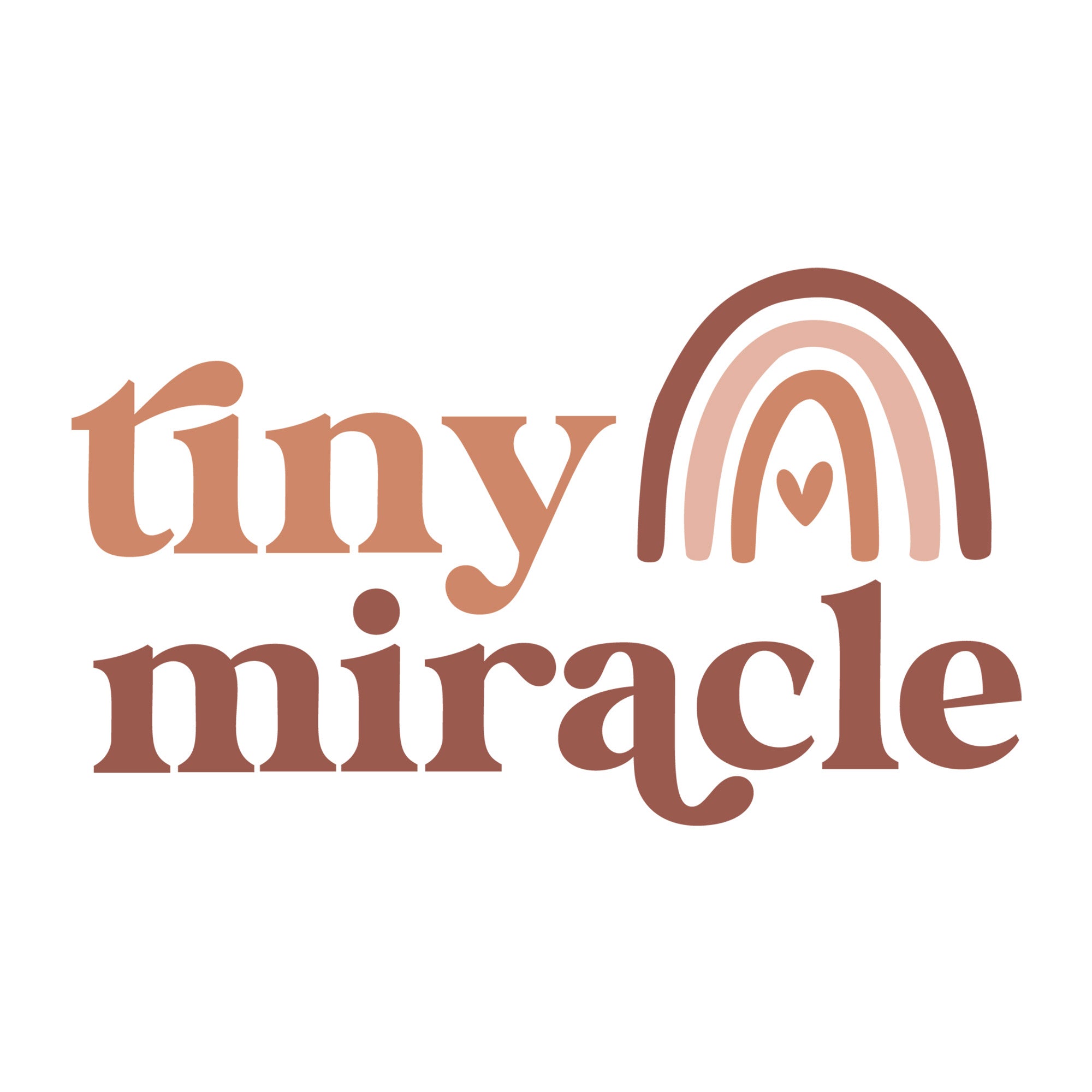 Tiny Miracle SVG design for Cricut, Silhouette, laser cutting, vinyl, sublimation, and baby craft projects.