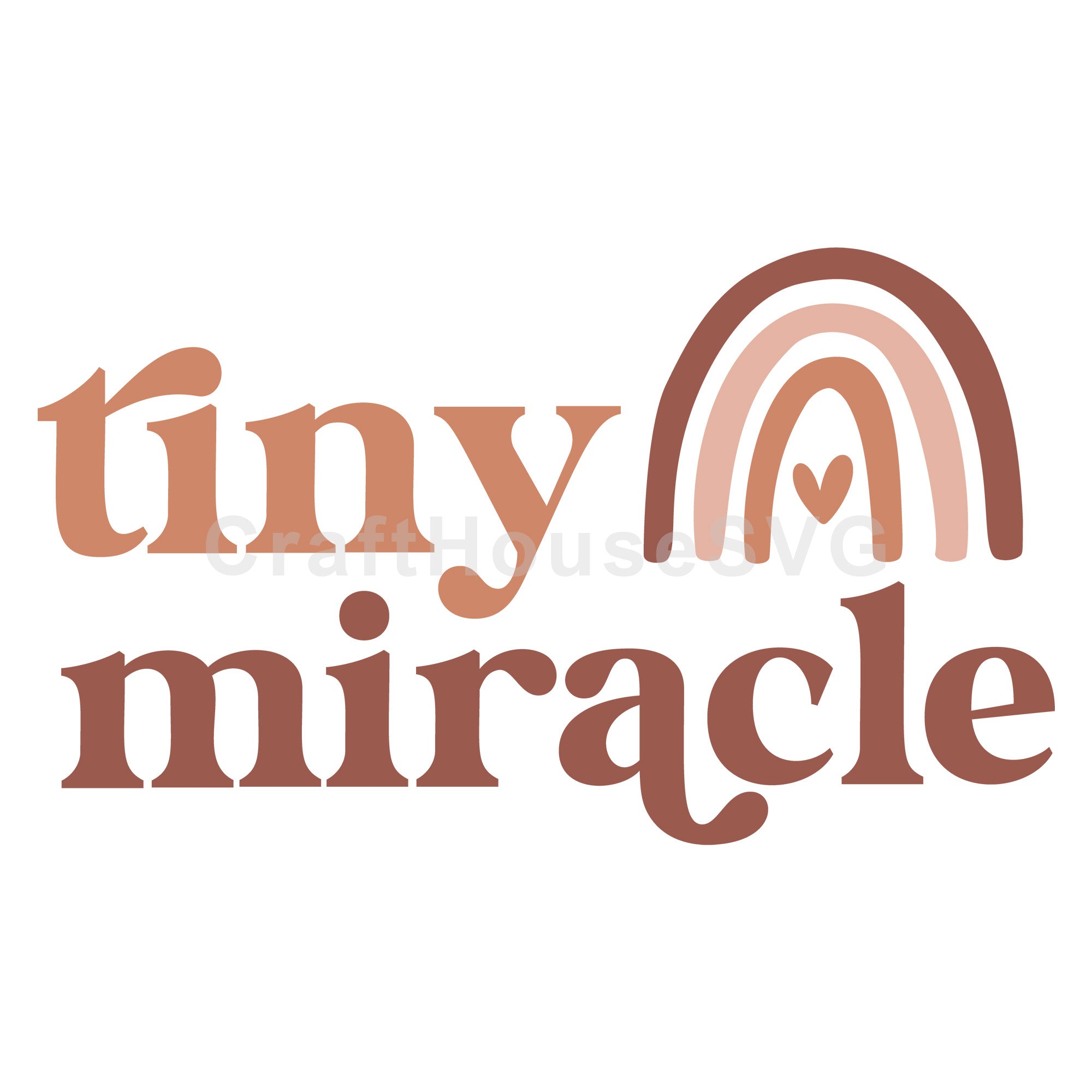 Tiny Miracle Boho Baby SVG