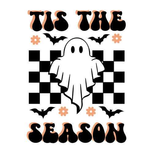 'Tis The Season SVG design for Cricut, Silhouette, laser cutting, vinyl, sublimation, and Halloween craft projects.