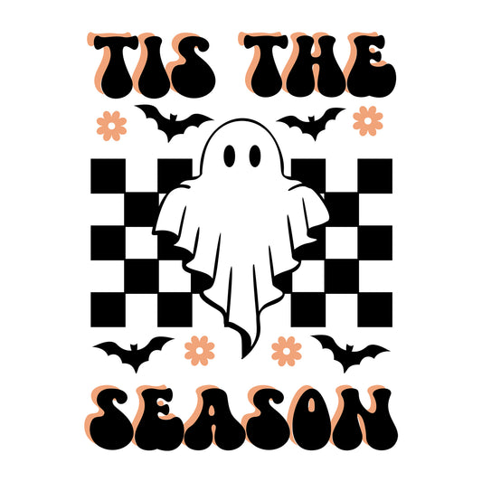'Tis The Season SVG design for Cricut, Silhouette, laser cutting, vinyl, sublimation, and Halloween craft projects.
