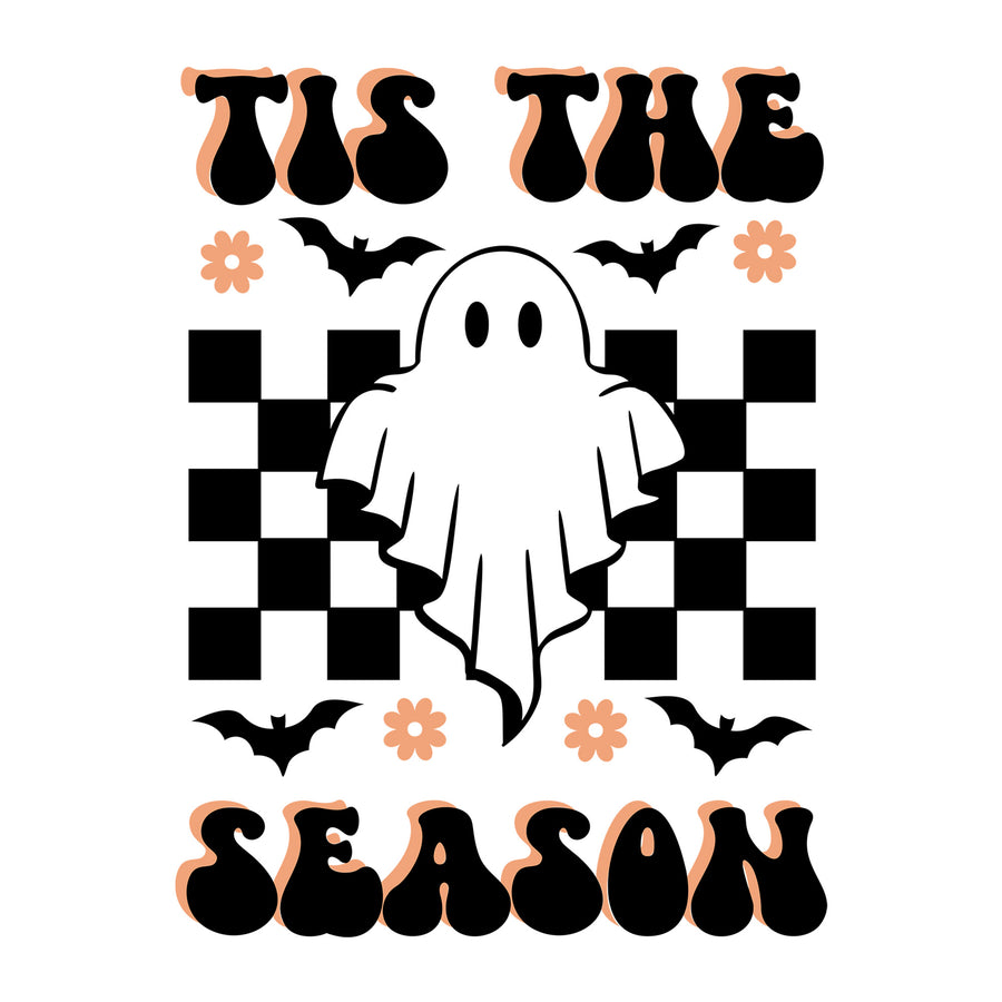 'Tis The Season SVG design for Cricut, Silhouette, laser cutting, vinyl, sublimation, and Halloween craft projects.