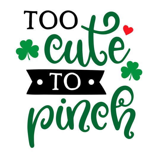 Too cute to pinch SVG