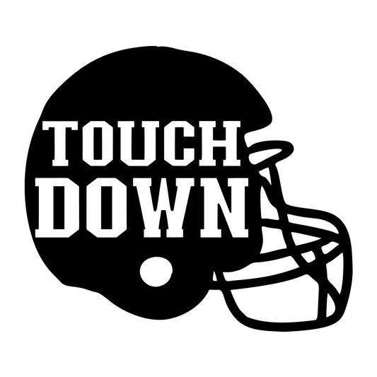 Touchdown SVG design for Cricut, Silhouette, laser cutting, vinyl, sublimation, football, and game day craft projects.