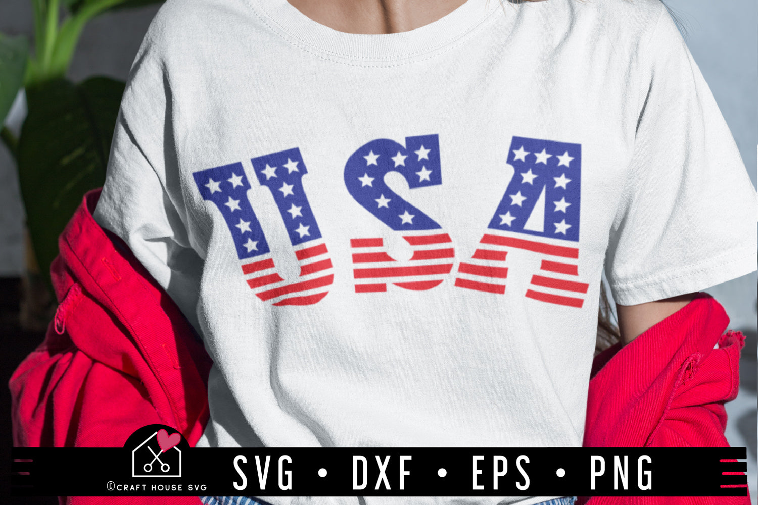 USA SVG 4th of July Patriotic Shirt Design Cut Files