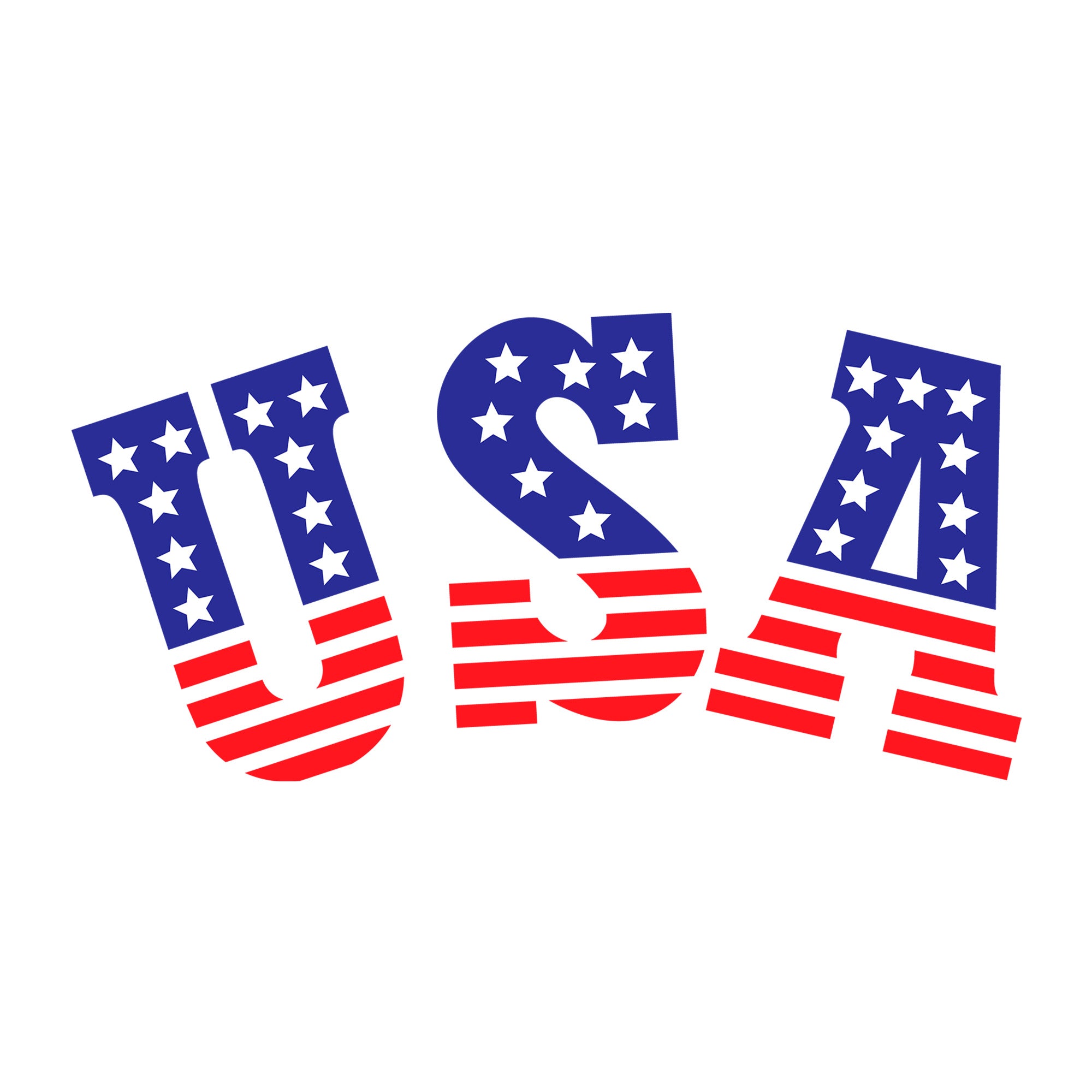 USA SVG design for Cricut, Silhouette, laser cutting, vinyl, sublimation, and patriotic craft projects.