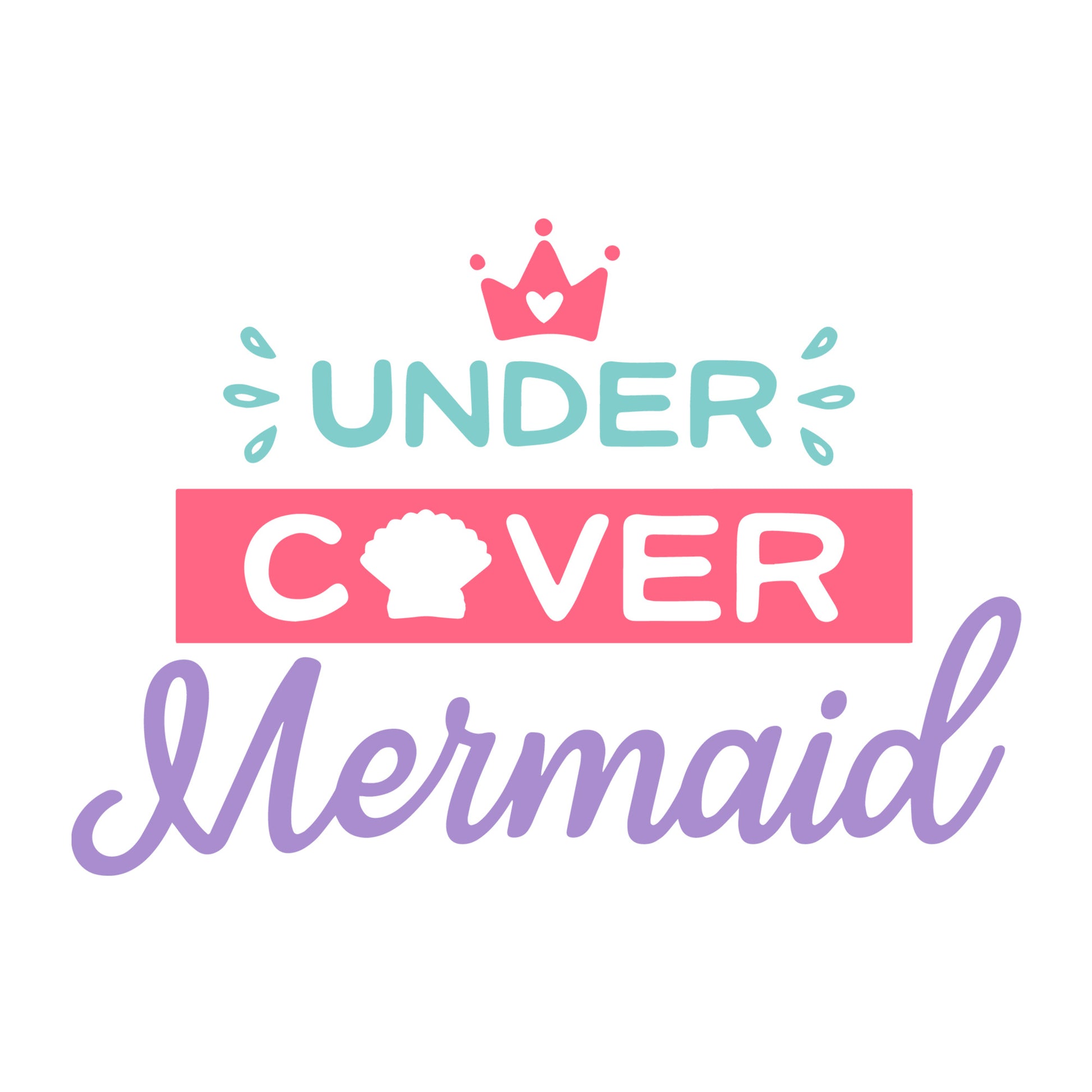 Undercover mermaid SVG